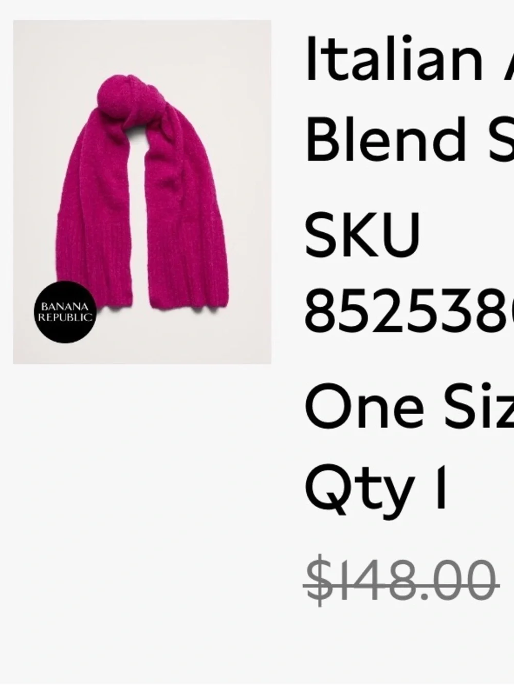 Banana Republic Berry Scarf